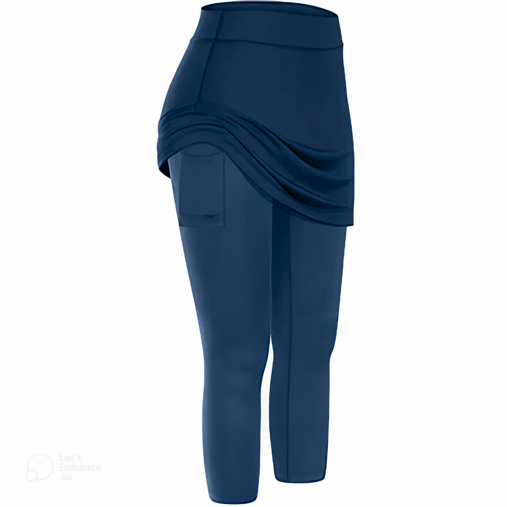 Legging de yoga avec jupe intégrée femme