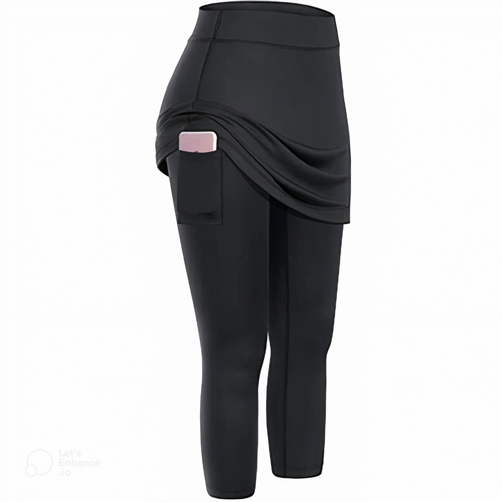 Legging de yoga avec jupe intégrée femme 🔴 La Caverne de Balthazar