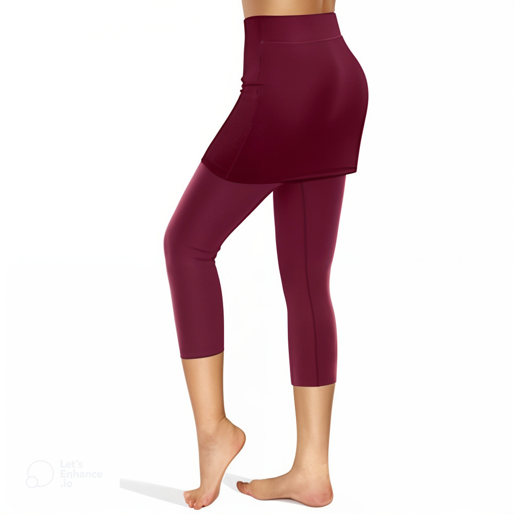 Legging de yoga rouge