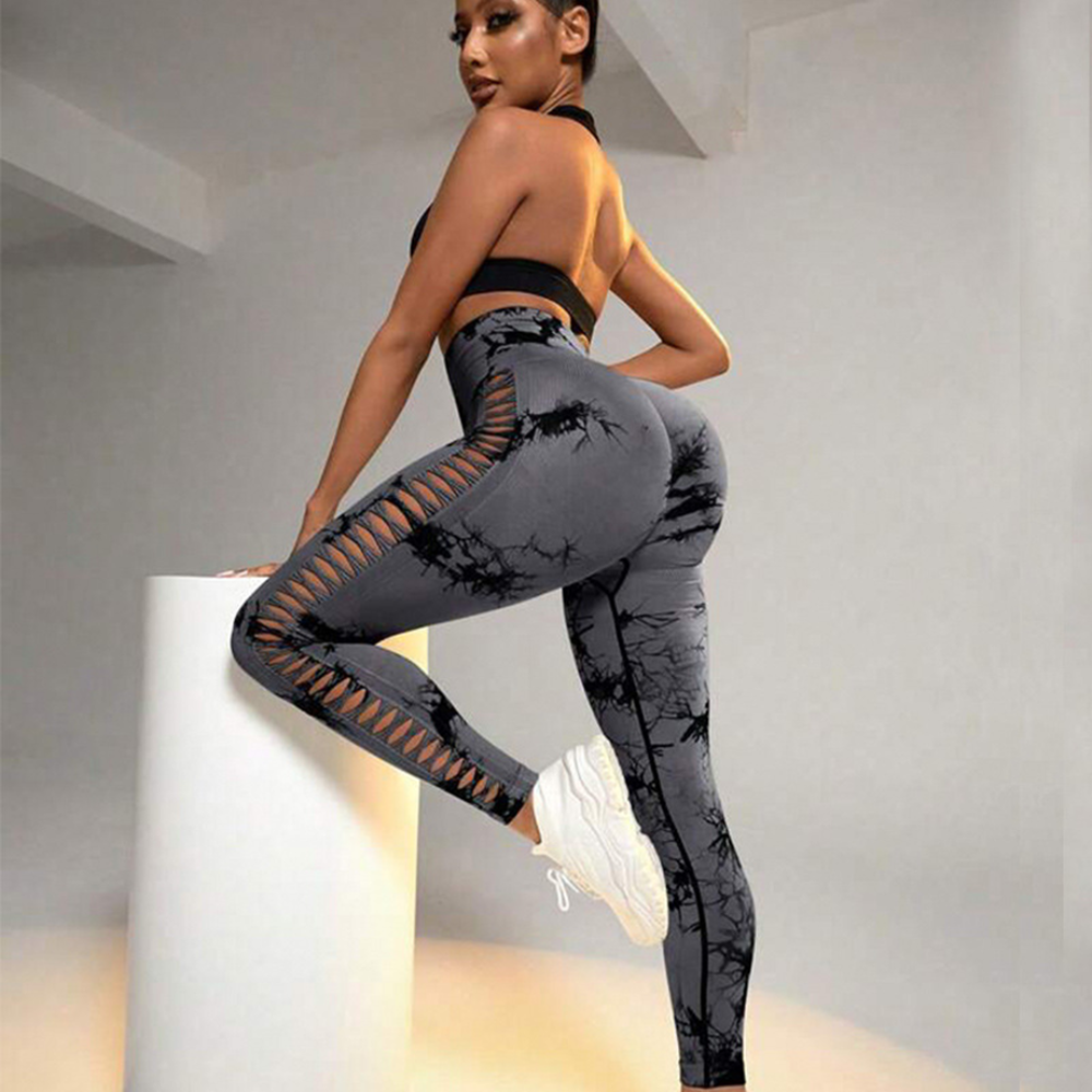 Legging de sport femme gris