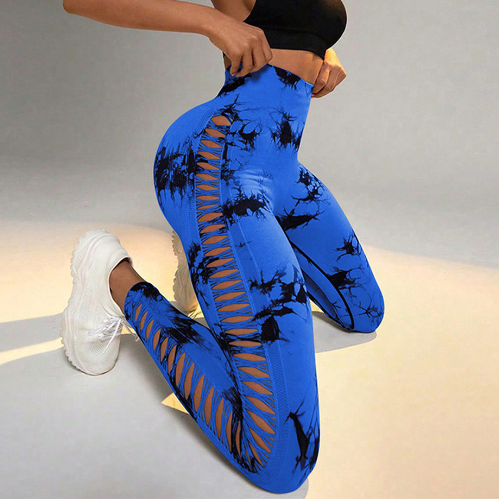 Legging de sport femme bleu