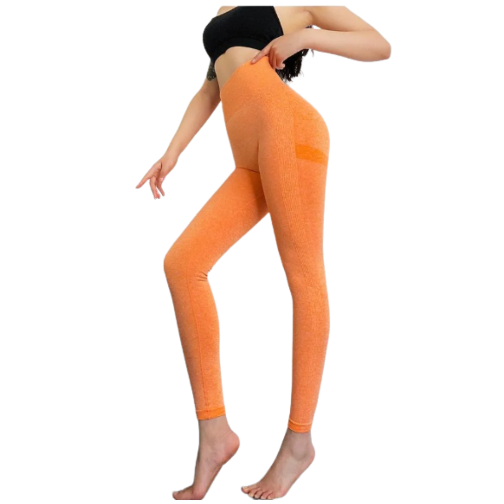 Legging de sport orange pour femme