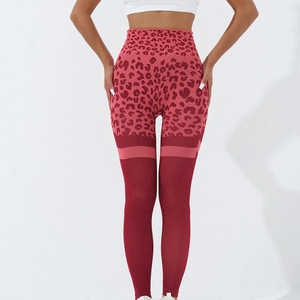 Legging léopard streetwear femme