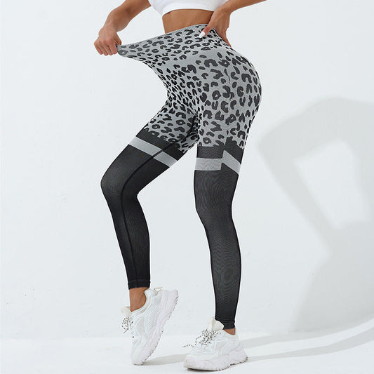 Pantalon de fitness imprimé léopard pour femme La Caverne de Balthazar