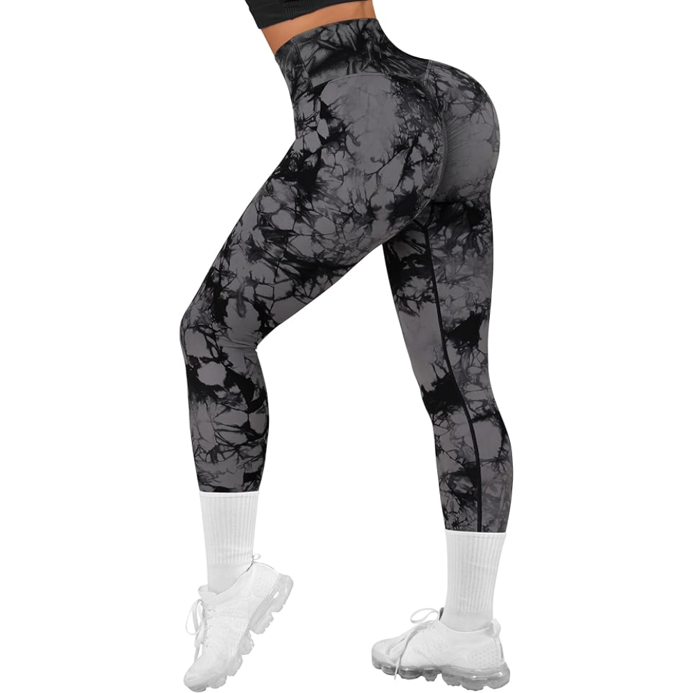 Legging de yoga sans couture gris