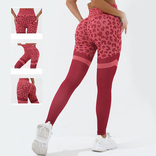 Pantalon de fitness imprimé léopard pour femme La Caverne de Balthazar