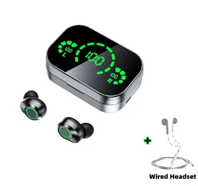 Casque Bluetooth avec affichage numérique + écouteur filaire - La Caverne de Balthazar